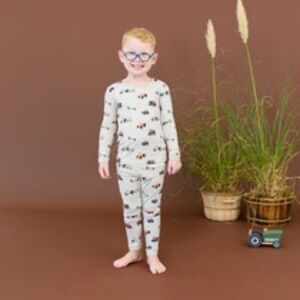 Kyte BABY Long Sleeve Pajamas in Tractor